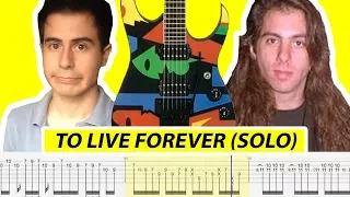 John Petrucci Solo "To Live Forever" Extended Solo (with TABS) - by Riff_Hero