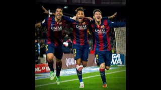 Trio MSN 😍 #messi #suarez9 #neymar #barcelona