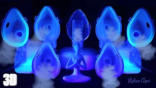 ASMR Aerosol 3D (Eight nebulizers) Amazing white noise for sleep 💤💤