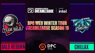 Dota2 - Team Bald Reborn vs. CHILLAX - Game 1 - DPC WEU Winter Tour - DreamLeague Season 16