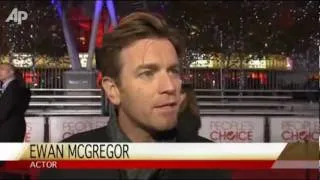 Ewan McGregor on  the Red Carpet People's Choice Awards 2012