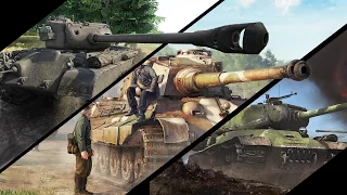 Какой танк сильнее? - М26 Першинг vs ИС-2 vs Tiger 2 H - War Thunder