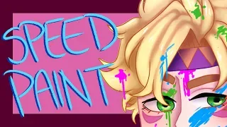 Spray Paint Zeppeli - JoJo's Bizarre Adventure: Caesar Zeppeli [Speedpaint]