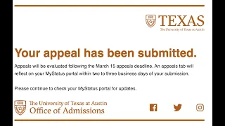 how i got into ut austin after getting capped (appeal process tips and advice) !!