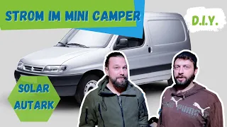 #1 Solaranlage | Strom im Mini Camper einbauen | Autark leben | DIY