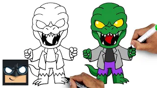 How To Draw the Lizard | Spider Man