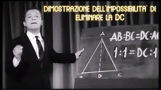 Alighiero Noschese dimostra l'impossibilità di eliminare la DC