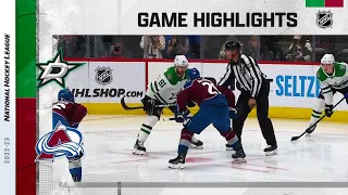 Stars @ Avalanche 10/5 | NHL Highlights 2022