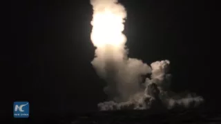 RAW: Russian nuclear sub test-fires 2 Bulava ballistic missiles