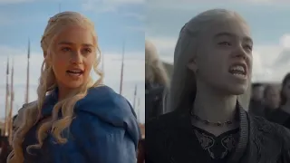 Daenerys Targaryen and Rhaenyra’s Dracarys (Dragon fire) Valyrian