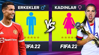 KADINLAR vs ERKEKLER // FIFA 22 KARİYER MODU KAPIŞMA