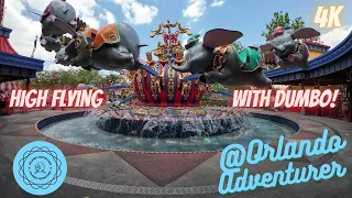 Dumbo the Flying Elephant at Magic Kingdom | Full Ride Through POV 2023 | Walt Disney World | 4k