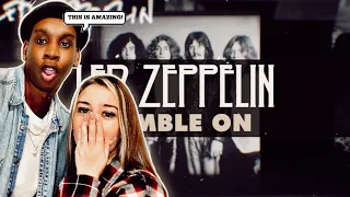 FIRST TIME HEARING LED ZEPPELIN - RAMBLE ON REACTION | THIS WAS ACTUALLY PRETTY SMOOTH! 😅