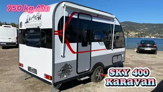 Blue Sky 400 Karavan - 750 kg Altı Çekme Karavan (2023 güncel fiyatlar ile)