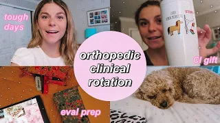 clinical week in the life of a doctor of physical therapy student  | OUTPATIENT ORTHOPEDIC PT