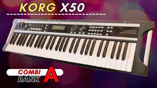 Korg X50  combi bank A  FACTORY SOUND