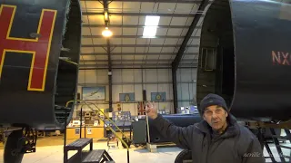 Video 84 Restoration of Lancaster NX611 Year 4 ..  Engineers Brad and John Splitting of the fuselage
