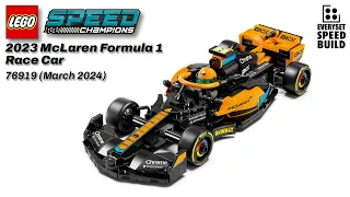 LEGO Speed Champions - 2023 McLaren Formula 1 Race Car - 76919 (2024) Speed Build