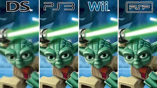 LEGO Star Wars III: The Clone Wars (2011) DS vs PS3 vs Wii vs PSP (Best Graphics Comparison!)