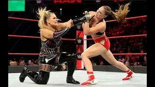 Ronda Rousey vs Natalya Women’s Championship RAW 24 December 2018
