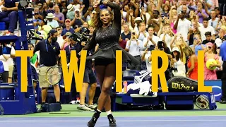 Serena William's Winning TWIRLS | SERENA WILLIAMS FANS
