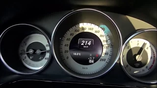 Mercedes E 220 CDI Top Speed 70-243 Kmh on Autobahn NO LIMIT