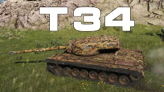 World of Tanks T34 - 5 Kills 7,4K Damage