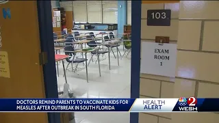 Measles outbreak at South Florida elementary school raises local health concern