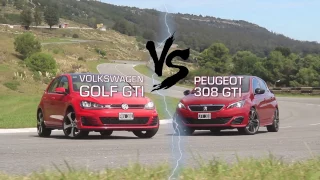 Peugeot 308S GTi - VW Golf GTi - Comparativo - Matias Antico - TN Autos