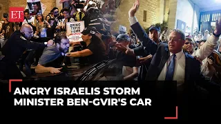 Israeli protesters attack Netanyahu minister Ben-Gvir's car, demand release of hostages