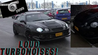 Loud Toyota Celica ST205 GT-FOUR Turbo noises!! STUTUTU! (Dutch)