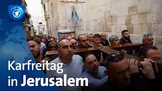 Jerusalem: Karfreitagsprozessionen in angespannter Lage