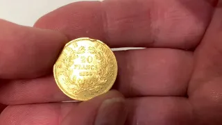 The Most Expensive 20 Franc Gold Coin I have ever bought - And Ugly!