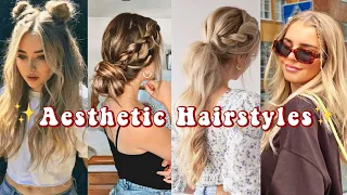 Aesthetic hairstyles for short/long hair💗 || Hair tutorials🦋