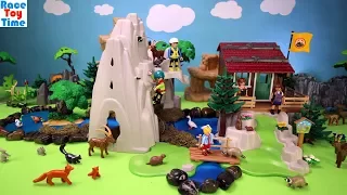 Playmobil Mountain Climbers Cabin Playset Build and Play with Fun Toys Animals For Kids