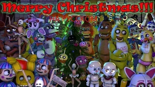 [FNAF SFM SONG]Merry FNAF Christmas-Ужасного Рождества вам на русском ! Song
