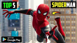 Top 5 Best Spider Man Games For Android 2022 | High Graphics (Online/Offline).best psp games