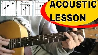 How to play 'Zzyzx Rd'  by Stone Sour on Guitar- Acoustic Lesson/Tutorial