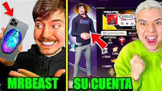 BUSQUE CUENTAS DE FAMOSOS EN FREE FIRE 🔥 Y ME ENCONTRE A MR BEAST 🔥 *REAL*