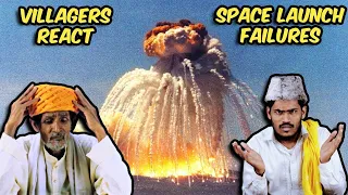 Villagers React To Space Launch Failures ! Tribal People React To Space Launch Failures