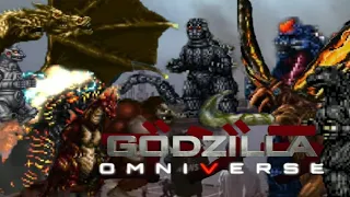 Godzilla Omniverse Full Walk-through (Monster Mode) Godzilla 90s