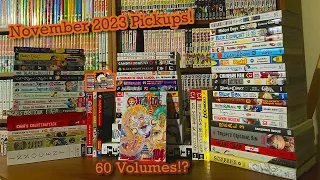 60+ Volume MANGA HAUL!!? - November 2023 Pickups