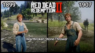 Arthur Ruined The Life of This Kid (HeartBroken Stone thrower All Outcomes) - Red Dead Redemption 2