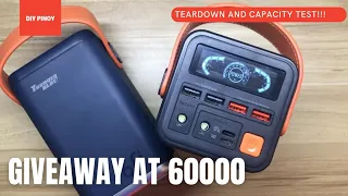 O2 PROJECT 60000MAH POWERBANK TEARDOWN & CAPACITY TEST