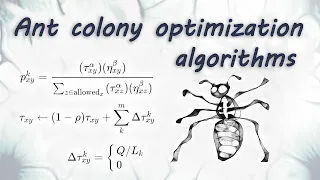 Ant colony optimization algorithm