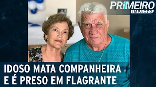 Homem de 77 anos mata companheira com tiro de espingarda | Primeiro Impacto (01/05/23)