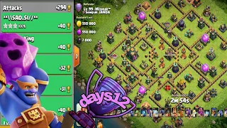 super bowler smash strategy th14| legend league attacks|clash of clans| days12