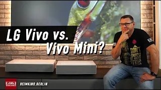 LG Vivo Mini HU715QW vs. LG Vivo HU85LS – Laser TV´s im Vergleich