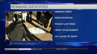 Human remains recovered in El Paso County identified as missing hiker Kevin Rudnicki