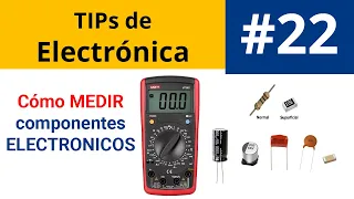 Cómo MEDIR componentes ELECTRONICOS || Tips de Electrónica -Resistencia y Condensador con Multimetro